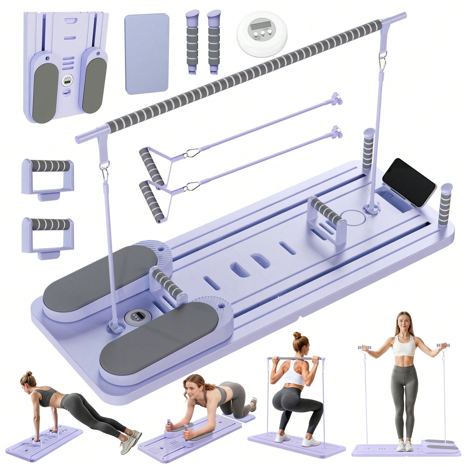 Phone Holder - Pilates Reformer With Bar, Pilates Board
