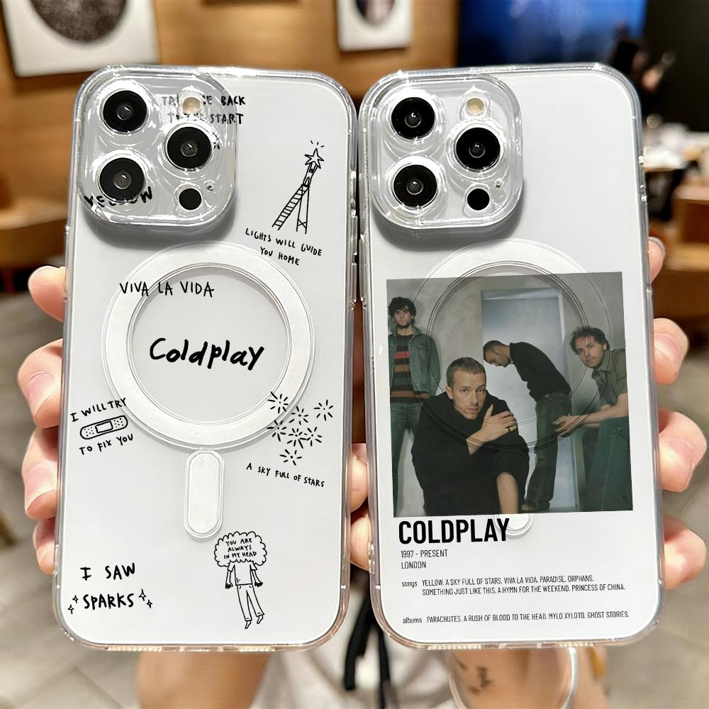 Wireless Charger - C-Coldplay Rapper Cool Phone Case For