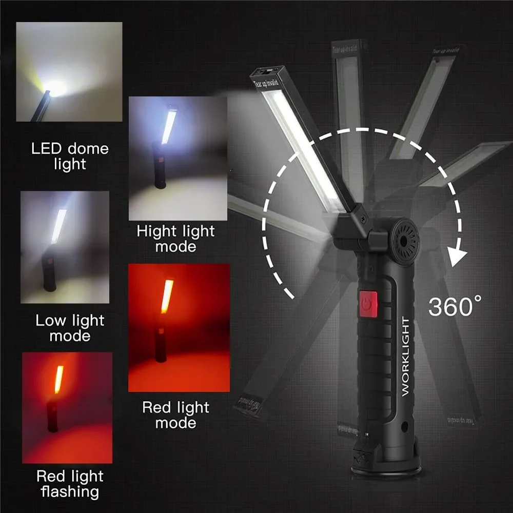 Portable COB LED Flashlight US - Power Bank review and price