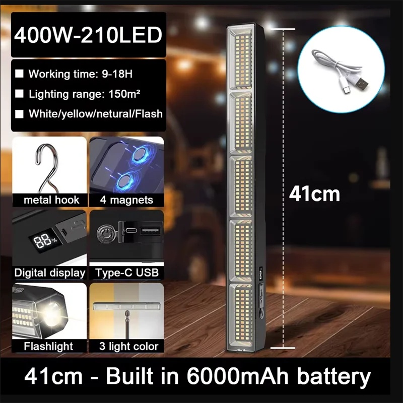 41cm Magnetic LED Work Light B - Power Bank review and price