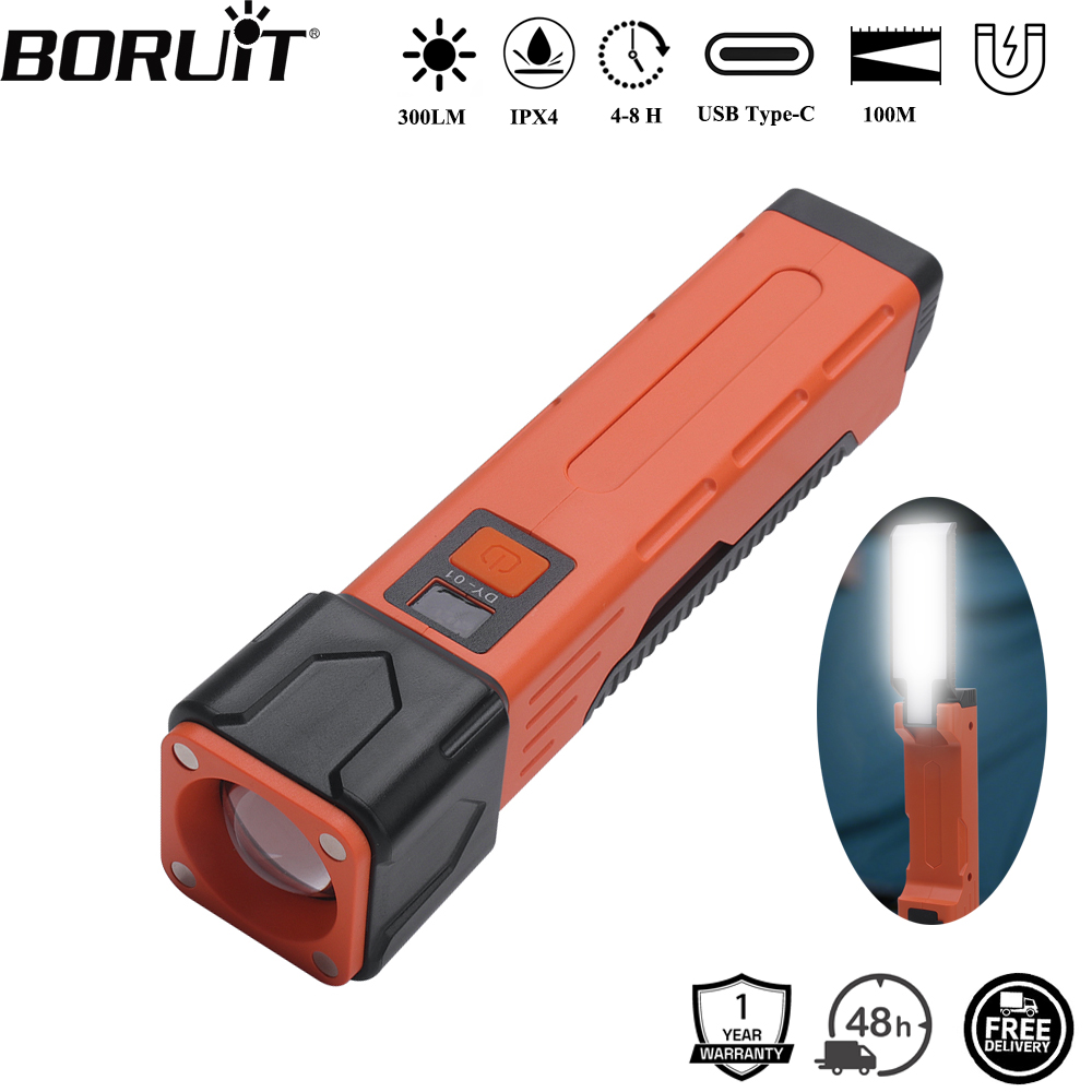 BORUiT 300LM LED Work Light Zo - Power Bank review and price