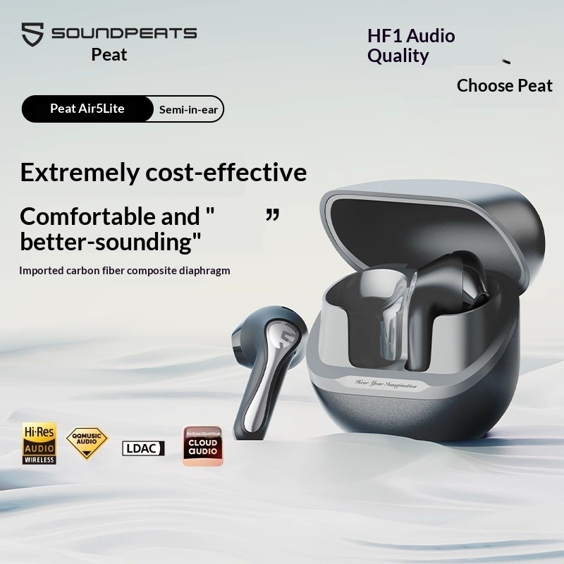 SoundPEATS Air5 Lite Bluetooth - Headphones Wireless review and price