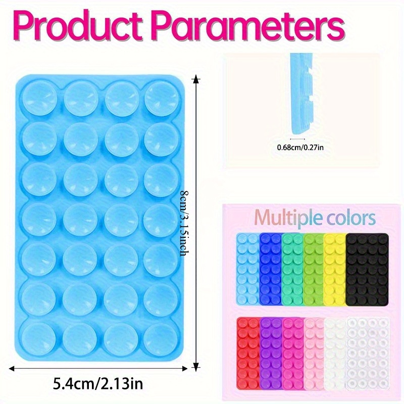 10Pcs Double-Sided Silicone Su - Phone Holder review and price