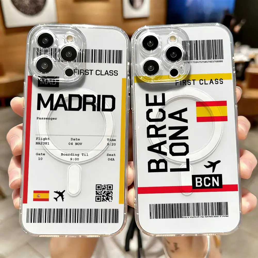 Travel Plane Ticket Spain Phon - Wireless Charger review and price