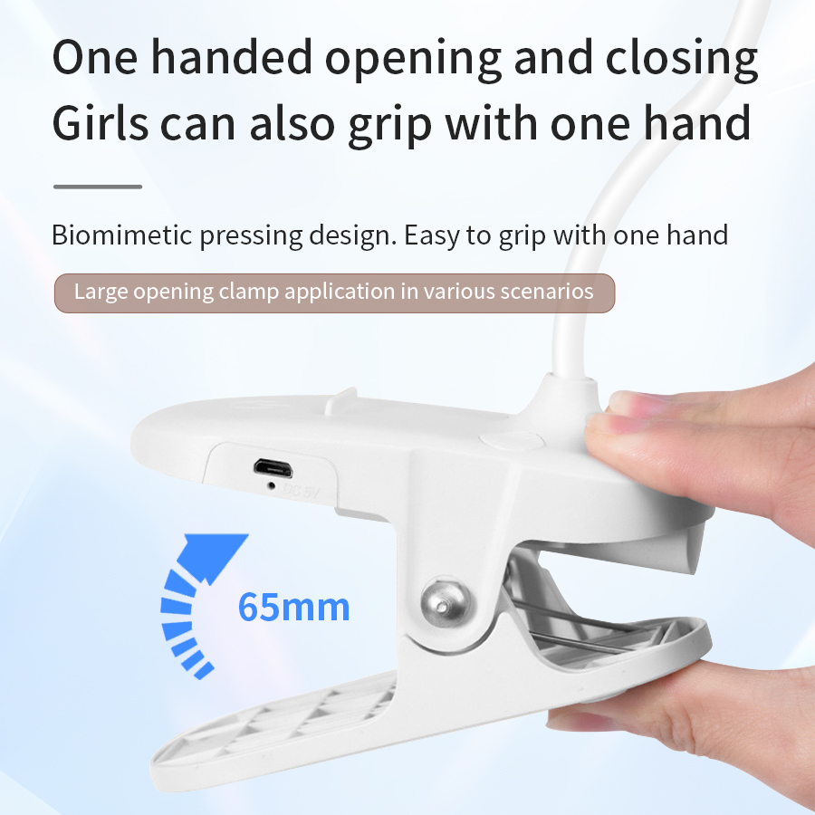 LED Clip Desk Lamp 360° Flexib - Phone Holder review and price