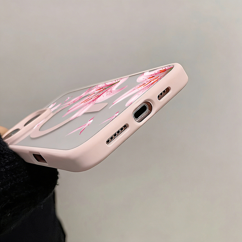 Pink Flower And Birds Magnetic - Wireless Charger review and price